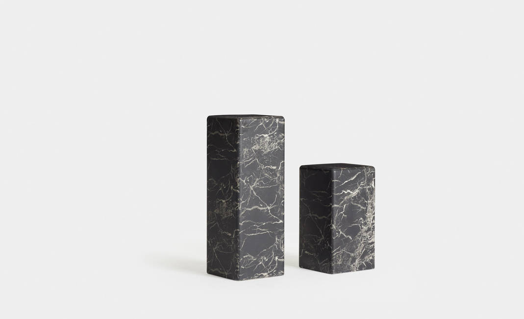 Black Marble Columns | Crimons