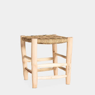 Natural Low Rope Stool | Crimons