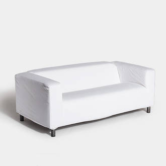 White Biplaza Sofa | Crimons